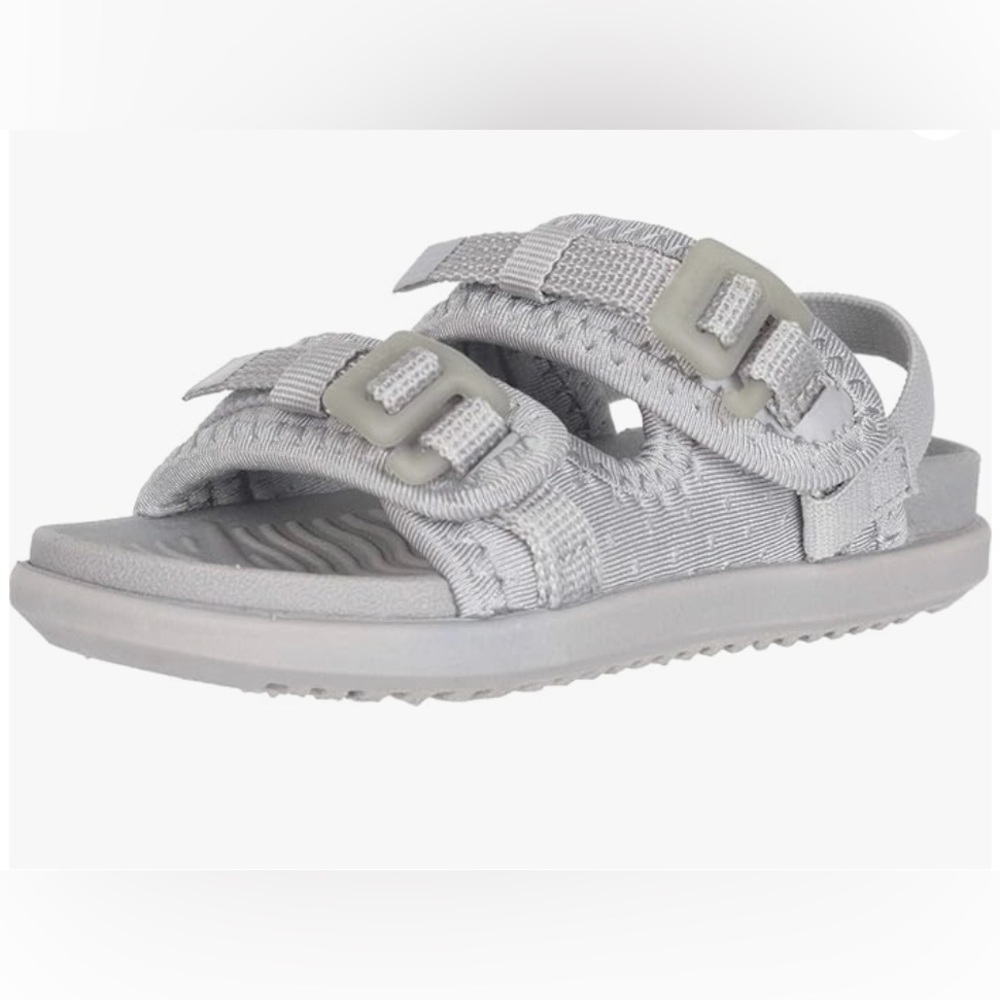 ☀️ NATIVE SHOES Davis Sandals Sz 8 EUC Gray toddler shoes adjustable